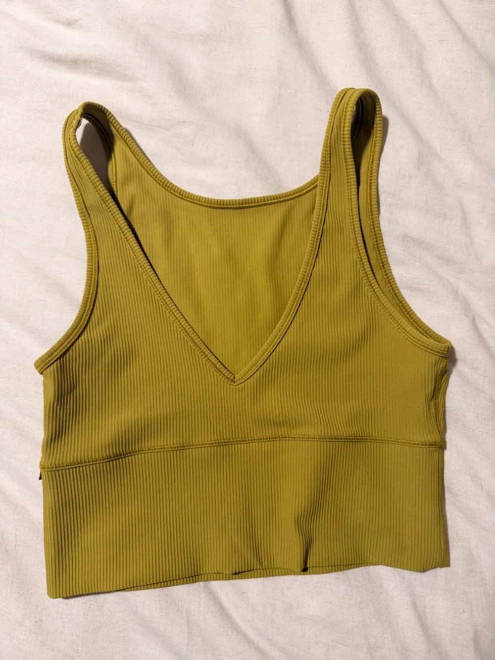 Power Pivot Ribbed Tank Top - Green - Size 8 - Picture 2 of 4